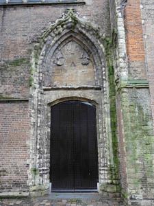 Portál na jižní straně kostela Sint Janskerk, Gouda