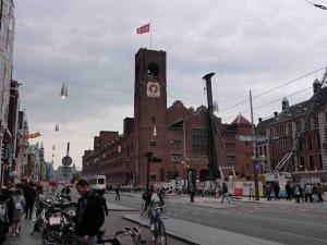 Budova burzy na třídě Damrak (Beurs van Berlage, 1896-1903, architekt H.P. Berlage), Amsterdam